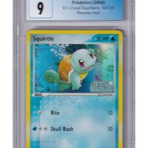 Squirtle 63/100 Reverse Foil CGC 9