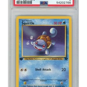 Squirtle 68/82 1st Edition PSA 9
