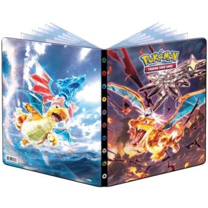 Stor mappe med pokemonmotiv (9 kort pr. side)(OBF)
