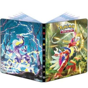 Stor mappe med pokemonmotiv (9 kort pr. side)(SV01)