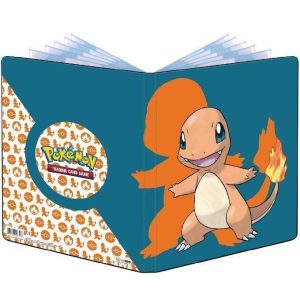 Stor mappe med pokemonmotiv (Charmander) (9 kort pr. side)