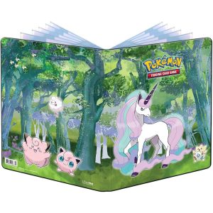 Stor mappe med pokemonmotiv (Galarian Rapidash) (9 kort pr. side)