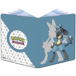 Stor mappe med pokemonmotiv (Lucario) (9 kort pr. side)