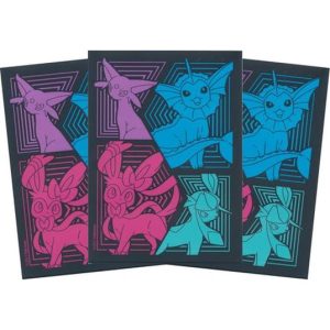 Sylveon, Espeon, Glaceon & Vaporeon Deck Protector Sleeves 65 stk. (66x91mm)