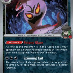 Team Rocket's Arbok - 113/182 - Reverse