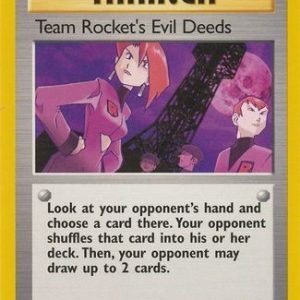 Team Rocket's Evil Deeds - 103/105 - 1st Edition