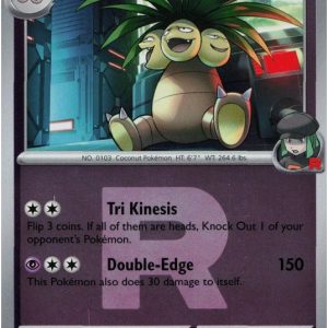 Team Rocket's Exeggutor - 078/217 - Reverse (Poke Ball)