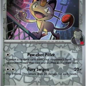 Team Rocket's Meowth - 149/182 - Reverse