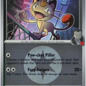 Team Rocket's Meowth - 161/217 - Reverse (Energy Symbol)