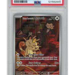 Team Rocket's Meowth 203/182 PSA 10