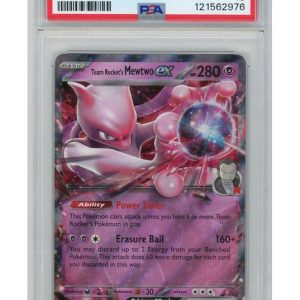 Team Rocket's Mewtwo ex 081/182 PSA 10