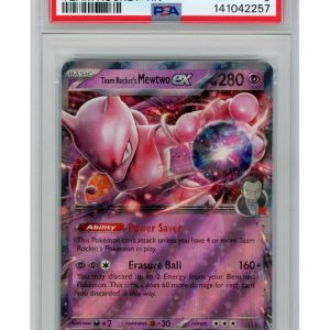 Team Rocket's Mewtwo ex SVP216 PSA 9