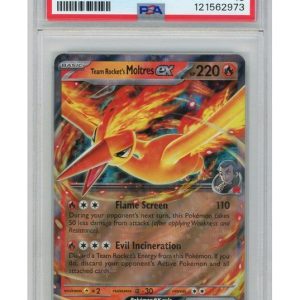 Team Rocket's Moltres ex 031/182 PSA 10