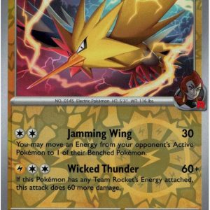 Team Rocket's Zapdos - 070/182 - Reverse