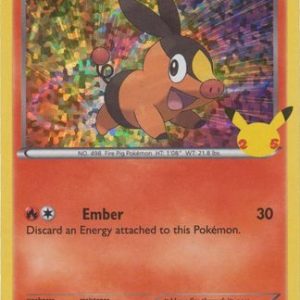 Tepig - 13/25 (Holo) - 25 års jubilæum - McDonald's Promo - Pokemon McDonald's Collection 2021