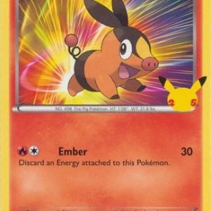 Tepig - 13/25 (Non Holo) - 25 års jubilæum - McDonald's Promo - Pokemon McDonald's Collection 2021
