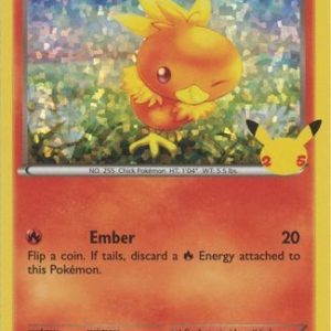 Torchic - 11/25 (Holo) - 25 års jubilæum - McDonald's Promo - Pokemon McDonald's Collection 2021