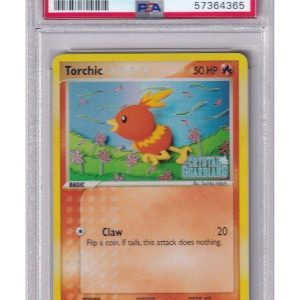 Torchic 65/100 Reverse Foil PSA 8