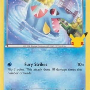 Totodile - 18/25 (Non Holo) - 25 års jubilæum - McDonald's Promo - Pokemon McDonald's Collection 2021