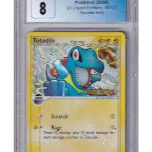 Totodile &delta; 67/101 Reverse Foil CGC 8