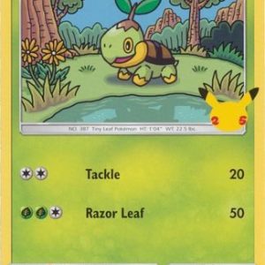Turtwig - 4/25 (Non Holo) - 25 års jubilæum - McDonald's Promo - Pokemon McDonald's Collection 2021
