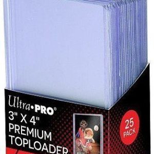 Ultra Pro Toploader 3x4 Premium 25 stk. top-loading (76x103mm)
