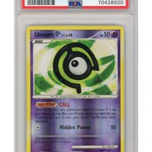 Unown C 67/130 Reverse Foil PSA 9