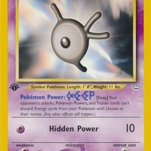 Unown [K] - 58/64 - 1st Edition