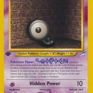 Unown [Q] - 59/105 - 1st Edition
