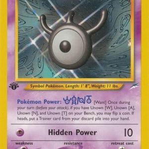 Unown [W] - 29/105 - 1st Edition