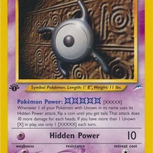 Unown [X] - 30/105 - 1st Edition
