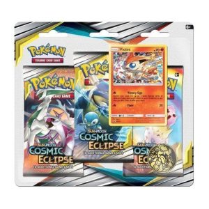 Victini blister pack (3 stk.) - S&M Cosmic Eclipse
