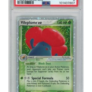 Vileplume ex 100/101 PSA 8