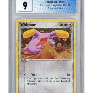 Whismur 82/101 Reverse Foil CGC 9