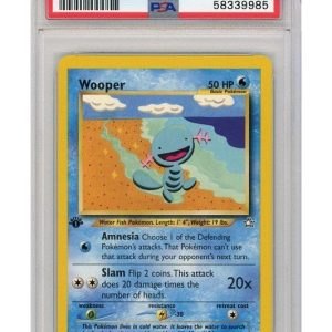 Wooper 82/111 1st Edition PSA 9