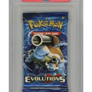 XY Evolutions Mega Blastoise artwork PSA 9