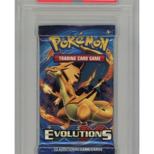 XY Evolutions Mega Charizard artwork PSA 9