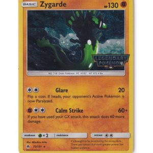 Zygarde - 72/131 - LEGENDARY POKÉMON Stamp - Sealed