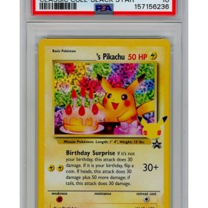 Birthday Pikachu – Classic Collection 24 PSA 10