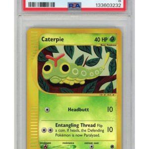 Caterpie 96/165 Reverse Foil PSA 8