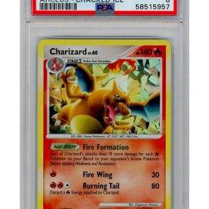 Charizard Cracked Ice Holo 1/99 PSA 8