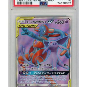 Espeon & Deoxys GX 176/173 PSA 10