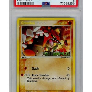 Groudon 5/106 Reverse Foil PSA 8