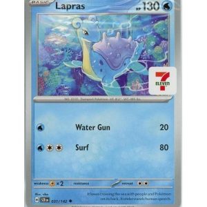 Lapras 031/142 - 7-Eleven Stamp - Sealed