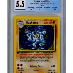 Machamp 8/102 1st Edition CGC 5.5