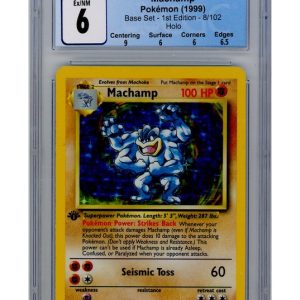 Machamp 8/102 1st Edition CGC 6