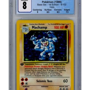 Machamp 8/102 1st Edition CGC 8