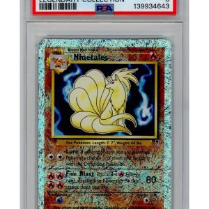 Ninetales 17/110 Reverse Foil PSA 8