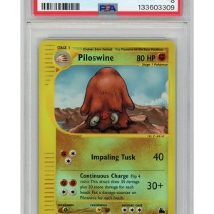 Piloswine 43/144 Reverse Foil PSA 8