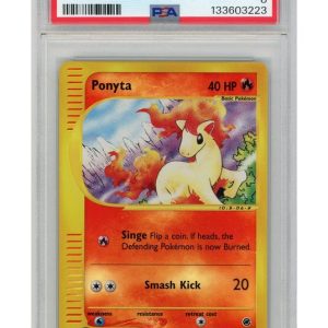 Ponyta 126/165 Reverse Foil PSA 8